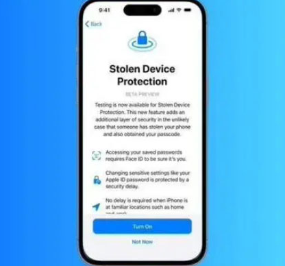 武进苹果授权维修店分享被盗设备保护功能开启方法 
