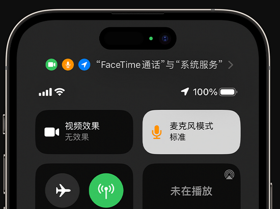 武进苹果授权维修网点分享iPhone在通话时让你的声音更清晰 