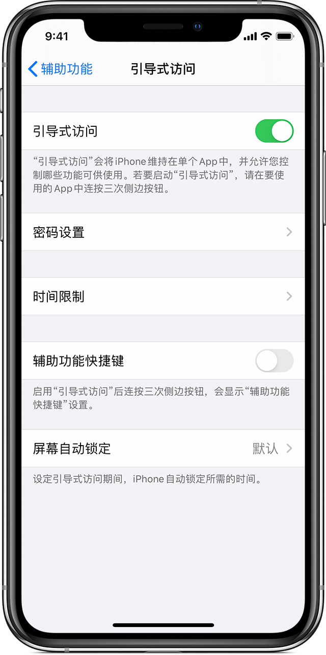 武进苹果手机维修分享如何在 iPhone 上退出引导式访问 