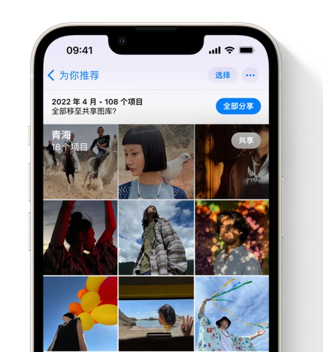 武进苹果维修网点分享在 iPhone 上使用共享图库 