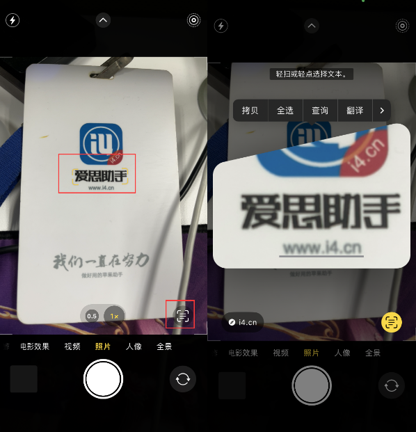 武进苹果手机维修分享升级iOS 16后如何通过相机翻译文本 