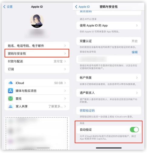 武进苹果手机维修分享iOS 16 自动验证功能开启方法 