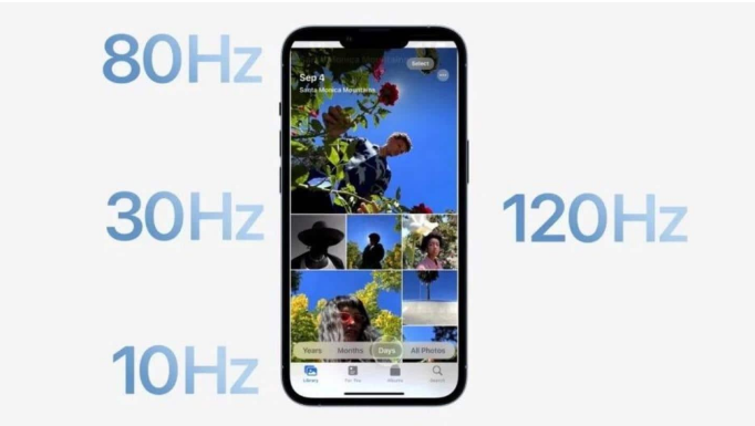 武进苹果14维修分享iPhone 14有高刷吗 